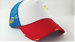 Take It Easy Cap - (Baseball Cap) White and Yellow - Image 1