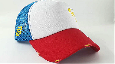 Take It Easy Cap - (Baseball Cap) White and Yellow