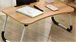 طاولة خشبية للاب توب والمذاكرة قابلة للطي - صورة 1