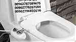 شطاف ماء حمام افرنجي حامي وبارد للشتاء تركيب على قاعدة المرحاض - Image 5