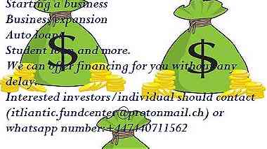 We give out loan to interested inviduals and company