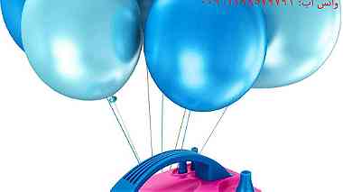 جهاز نفخ البالونات الكهربائي - محمول مزدوج منفاخ البالونات على الكهربا