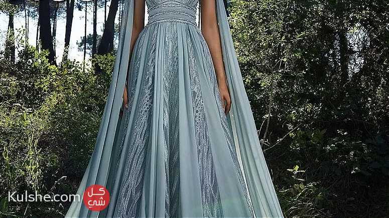 فستان سهرة المصمم طارق ايديز - Image 1
