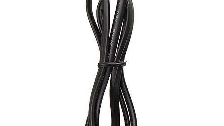 RJ11 to RJ11 Cable 7ft 2 Meters Telephone Line Extension BLACK - صورة 1