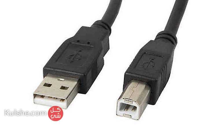 USB2.0 Cable USB Type A to USB Type B 1.5m 5feet Black - صورة 1