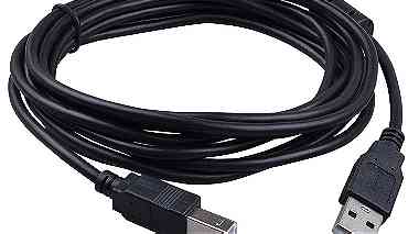 USB2.0 Cable USB Type A to USB Type B 1.8m 6feet Black