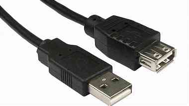 USB 2.0 A Male to Female Extension Cable 5M BLACK