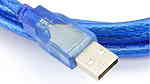 USB 2.0 A Male to Female Extension Cable 1.4M Blue - صورة 2