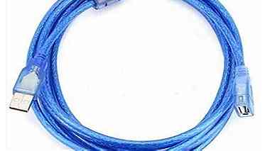 USB 2.0 A Male to Female Extension Cable 1.4M Blue