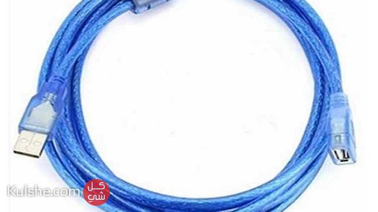 USB 2.0 A Male to Female Extension Cable 1.4M Blue - صورة 1