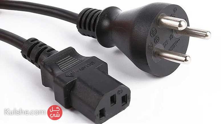 PC Power Cable 1.5m  Dnemark Plug - Image 1