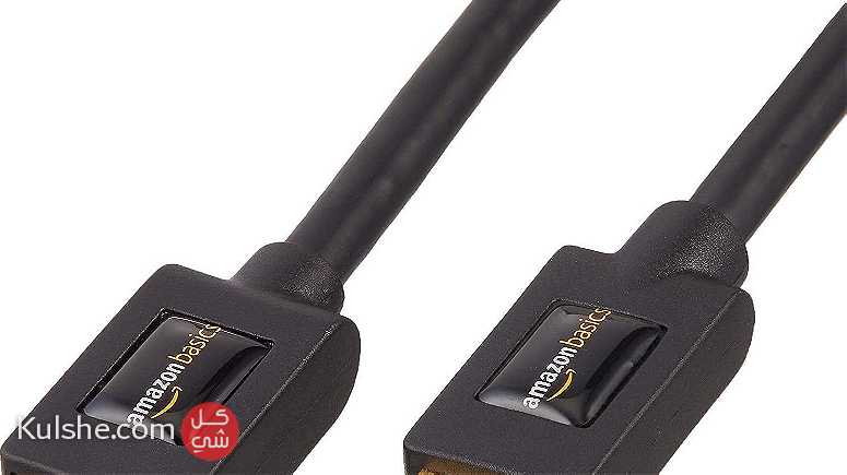 Amazon Basics USB 3.0 Extension Cable - 3 .3 Feet (2 Pack) Black - صورة 1