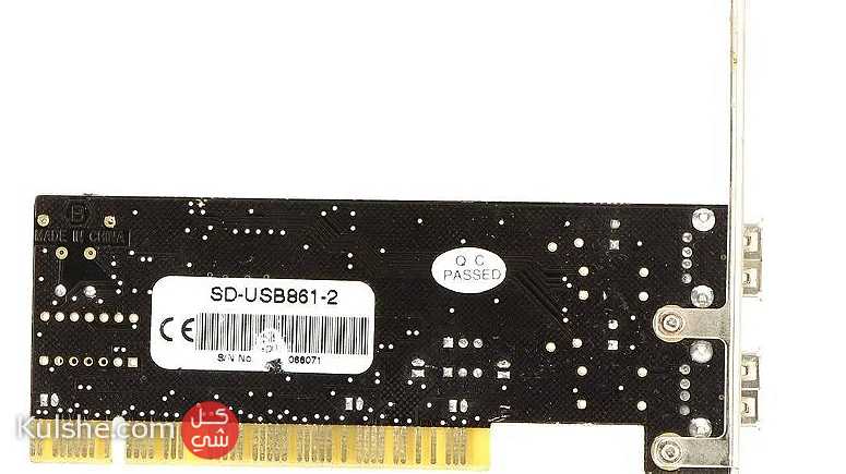 USB PCI interface Card (2 USB-ports) SD-USB861-2 - صورة 1