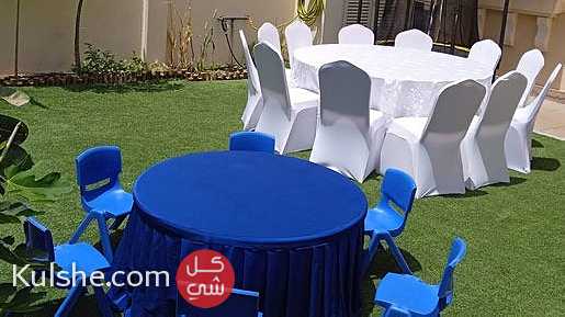 Rent chairs and tables for children for rental in Dubai. - صورة 1