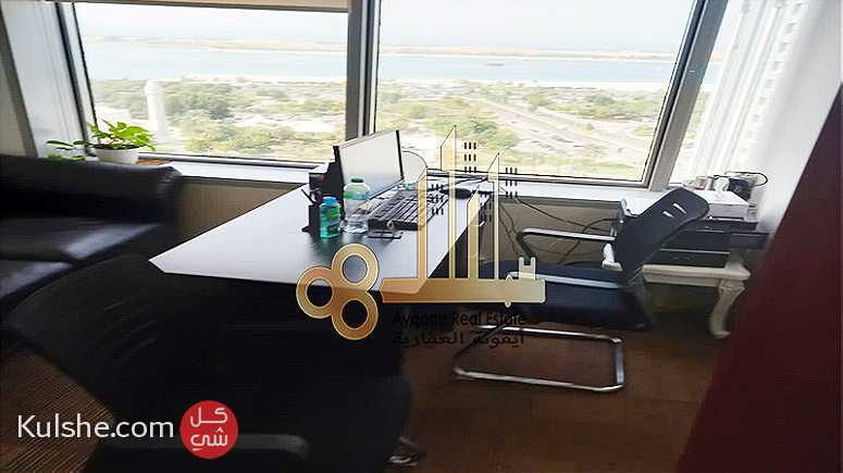 للإيجار مكاتب مساحات مختلفة صف أول أطلاله بحرية منطقة الكورنيش أبوظبي - صورة 1