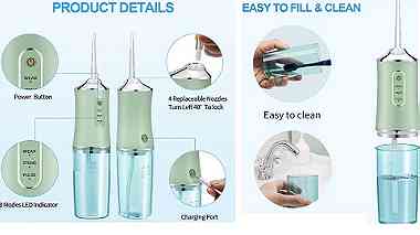 مضخة احترافية متطورة مضخة تنظيف الأسنان بضغط الماء - مضخة ماء للاسنان