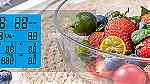 ميزان التغذية الرقمي قياس التحليل الغذائي للخضروات والفاصوليا واللحوم - صورة 3