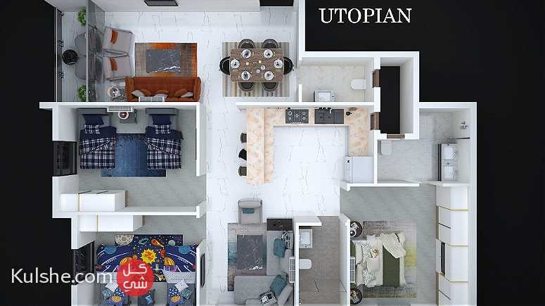شقة للبيع قيد الإنشاء ببري حي الشاطي التسليم شهر 10 - Image 1