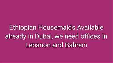 Ethiopian Housemaids Available already in Dubai