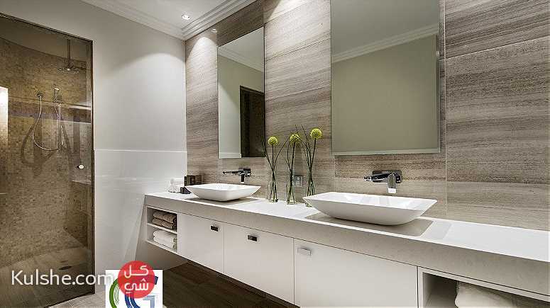 دواليب حمام 130 سم  - افضل تصاميم وحدات الحمام  01203903309 - صورة 1
