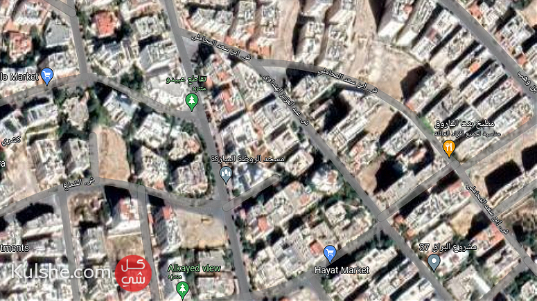 قطعة ارض كاشفة كل العاصمة عمان سكنية للبيع في تلاع العلي ( 5001 ) - Image 1
