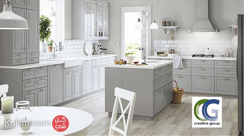 مطابخ بيضاء كلاسيك-مطبخك في شركة كرياتف جروب باقل سعر 01203903309 - صورة 1