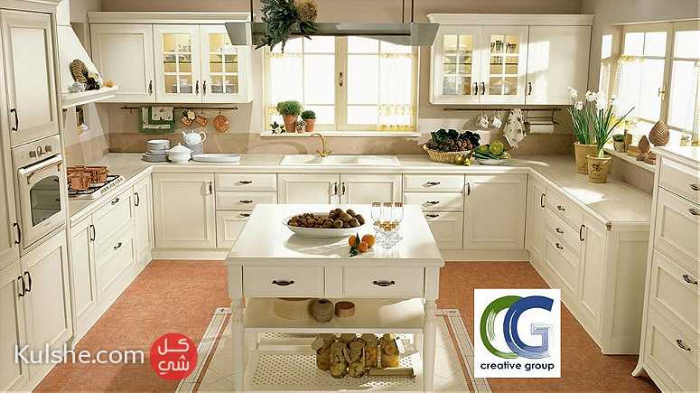 مطبخ خشب حديث-مطبخك في شركة كرياتف جروب باقل سعر 01203903309 - صورة 1