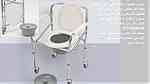 كراسي الحمام للمرضى - كرسي مرحاض متحرك بعجلات كراسي مع وعاء داخلي - صورة 8