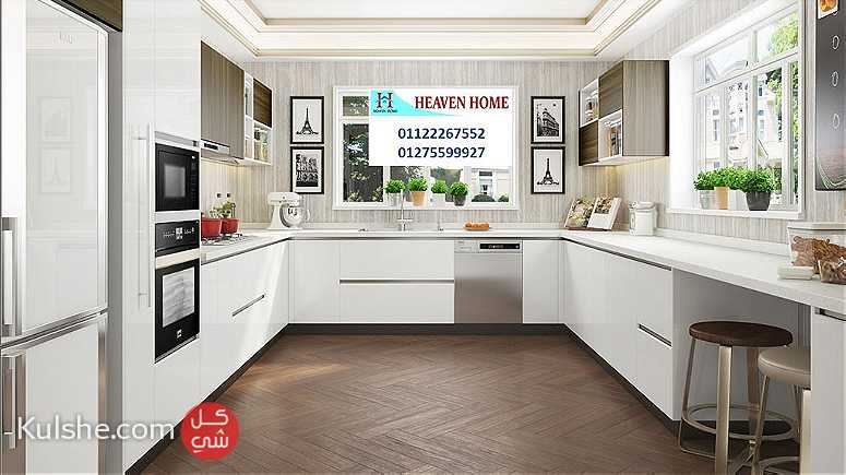 مطابخ خشب لون ابيض- اختار مطبخك  واستلم في اسرع وقت   01287753661 - صورة 1