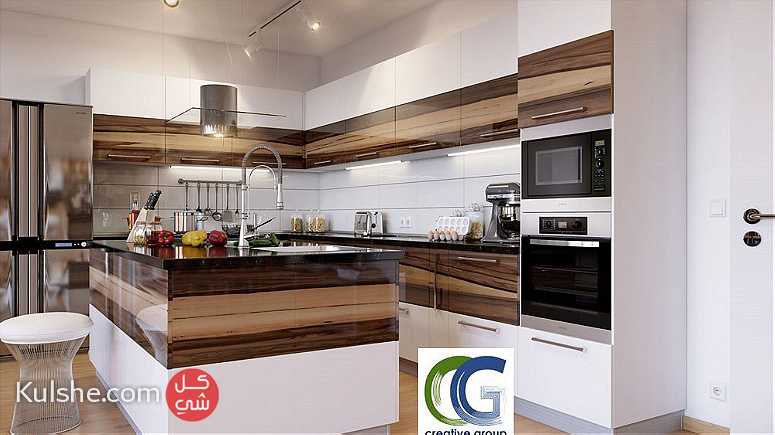 شركة مطابخ التجمع-مطبخك في شركة كرياتف جروب باقل سعر 01270001659 - صورة 1