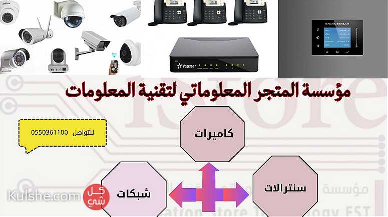 صيانة وتركيب وتوريد سنترالات وتليفونات وكاميرات مراقبة في الرياض - Image 1