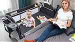 سرير محبس اطفال دورين مع العاب للاطفال من حديثي الولادة حتى 3 سنوات - صورة 2