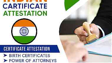 Indian certificate attestation