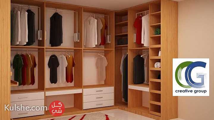 خزانة ملابس مصر-بنعمل دريسنج روم مناسب لكل المساحات   01270001658 - صورة 1