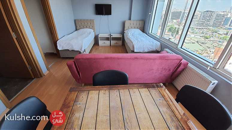 شقة مفروشة غرفة نوم وصالة للايجار في اسطنبول يومي وشهري - صورة 1