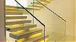 handrail glass interior design - صورة 5