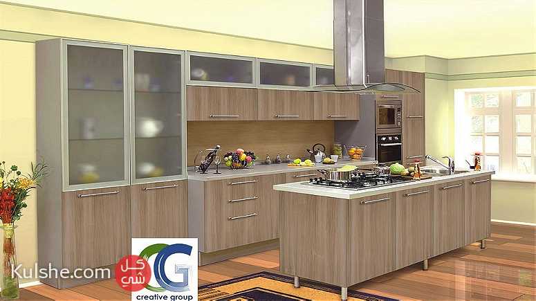 مطبخ الشيخ زايد-مطبخك باقل سعر مع شركة كرياتف جروب  01270001659 - صورة 1