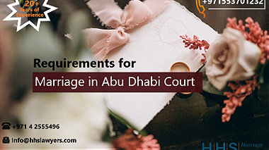 نقوم بإعداد جميع متطلبات الزواج في محكمة أبوظبي