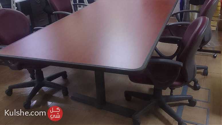 Meeting Table with 8 chairs - صورة 1