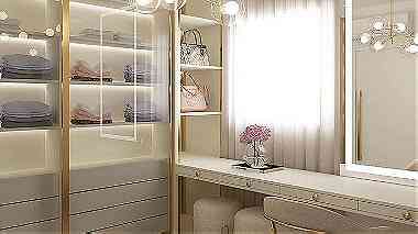 دريسنج روم غرف ملابس - شركة كرياتف جروب للمطابخ       01270001659