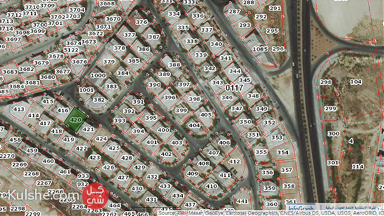 ارض للبيع في شفا بدران ام زويتينة 512 متر - صورة 1
