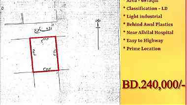 Light Industrial  LD  land for sale in Salmabad