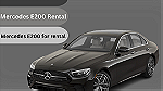 Mercedes E200 rental services - صورة 3