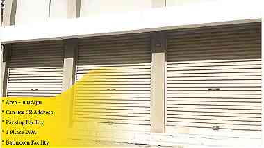 Commercial shop ( 3 Shutter ) for rent in Salmabad