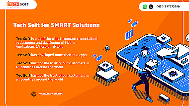 Tech Soft for SMART Solutions  mobile application development