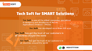 Mobile application development  website development   Tech Soft