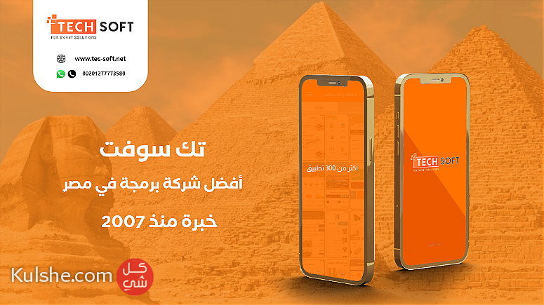 أفضل شركة برمجة تطبيقات في مصر مع شركة تك سوفت - Image 1