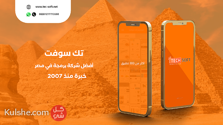 أفضل شركة برمجة تطبيقات في مصر مع شركة تك سوفت - صورة 1