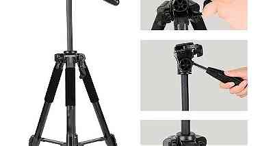 aluminum alloy tripod stand for video camera shooting and phone holder