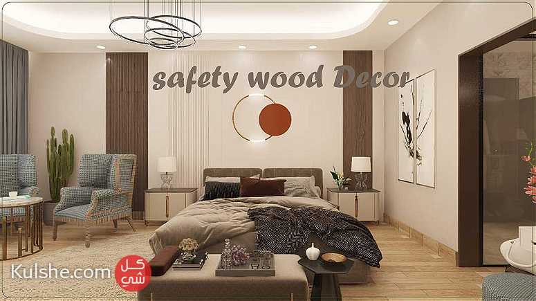 ديكورات حمامات 2023 01507430363-Safety wood decor لتشطيبات والديكورات - Image 1